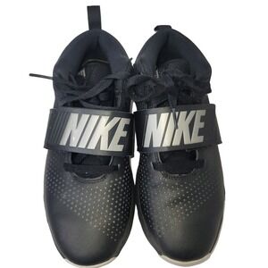 Nike Team Hustle Basketball Youth 6.5 Black‎ Sporty Athletic Sneakers Streetwear